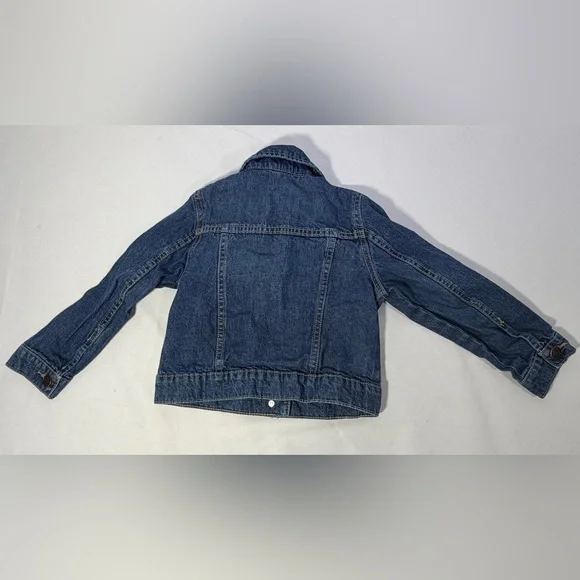 Carter’s Kids Denim Jacket Size 4 Girls Boys Blue Jean Button Front Cotton - Picture 5 of 13
